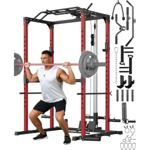 Home Gym with Pulley System