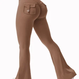 Summer Women's Cargo Pocket Fitness Tights